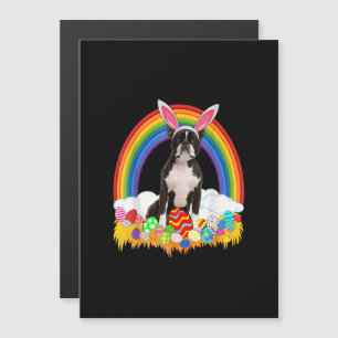 Funny Boston Terrier Egg Shirt Dog Lover Easter Magnetic Invitation