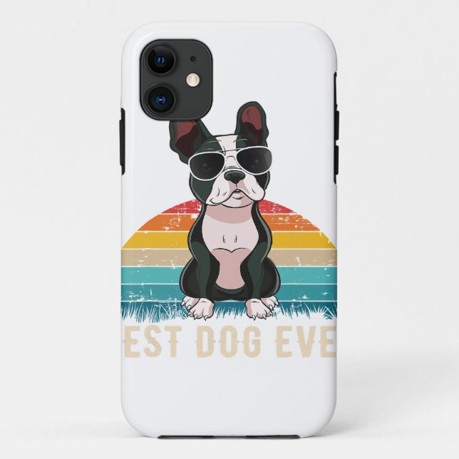 Funny Boston Terrier Gift For Pet Lover Case-Mate iPhone Case (Back)