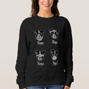 Funny Boston Terrier Gift Mouth Nose Mask Dogs T-S Sweatshirt