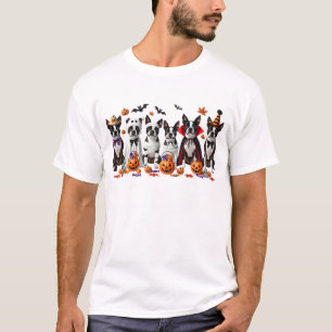 Funny Boston Terrier Halloween Dog Lover T-Shirt