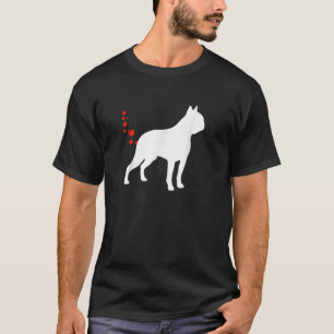 Funny Boston Terrier Heart Farts Valentines Day Do T-Shirt