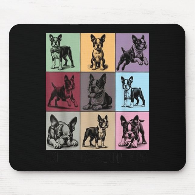 Funny Boston Terrier Quote In My Boston Terrier Er Mouse Mat (Front)