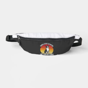 Funny Boston Terrier Retro Dog Attitude Bum Bags