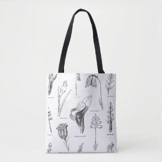 Funny botany tote bag