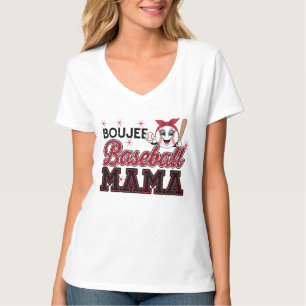 Funny Boujee Baseball Mum T-Shirt