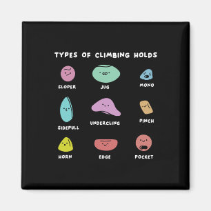 Funny Bouldering Boulderer Indoor Rock Wall Climbe Magnet