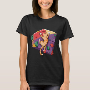 Funny Bouldering Cat – Rock Climbing And Cat Lover T-Shirt