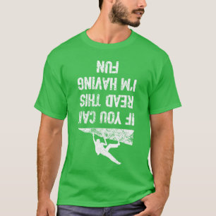 Funny Bouldering Climb Workout Free Rock Climbing T-Shirt