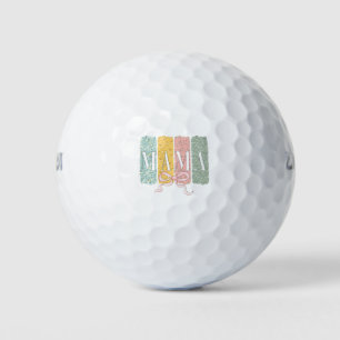 Funny Bow Coquette Mama Flowers Mother’s Day Golf Balls