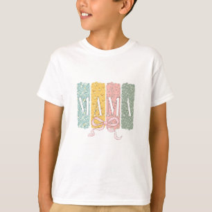 Funny Bow Coquette Mama Flowers Mother’s Day T-Shirt
