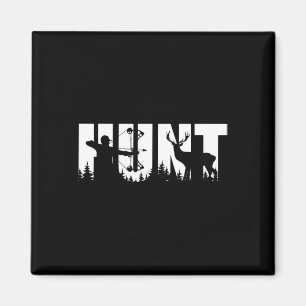 Funny Bow Hunting Deer For Hunter And Archery Hunt Magnet