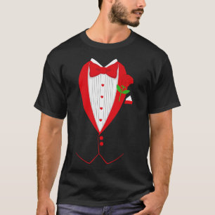 Funny Bow Tie Tuxedo Formal Party Valentines Day C T-Shirt