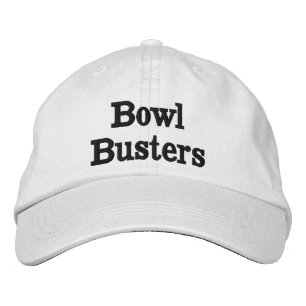 Funny Bowl Busters Lawn Bowls Name, Embroidered Hat