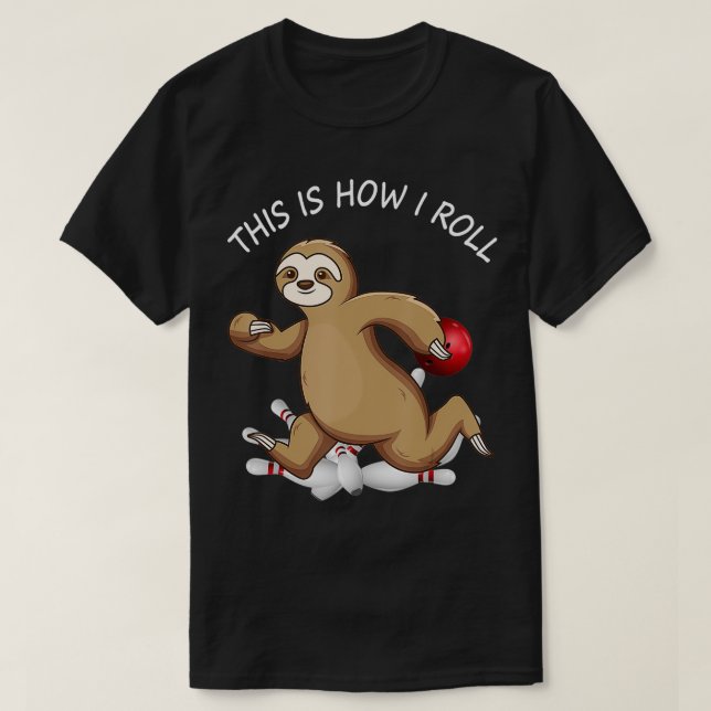 funny bowling  4  T-Shirt (Design Front)
