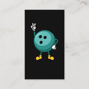Funny Bowling Ball Strike Lover Bowler Humour Business Card