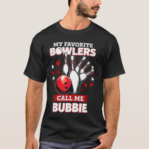 Funny Bowling Bowler My Favourite Bowler Calls Me T-Shirt