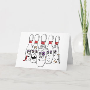 Funny Bowling card