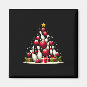 Funny Bowling Christmas Tree Lights Xmas For Men W Magnet