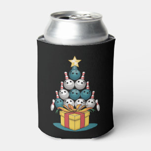 Funny Bowling Christmas Tree Lights Xmas Gifts  Can Cooler