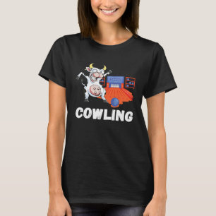 Funny Bowling Cow Bowler Strike Bowling Pin Bowlin T-Shirt
