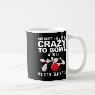 Funny Bowling Design For Men Women Kids Bowler Bow Coffee Mug