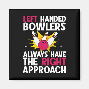 Funny Bowling Design For Men Women Kids Bowler Bow Magnet
