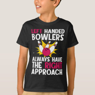 Funny Bowling Design For Men Women Kids Bowler Bow T-Shirt