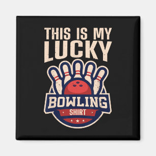 Funny Bowling Design For Men Women Kids Bowling Lo Magnet