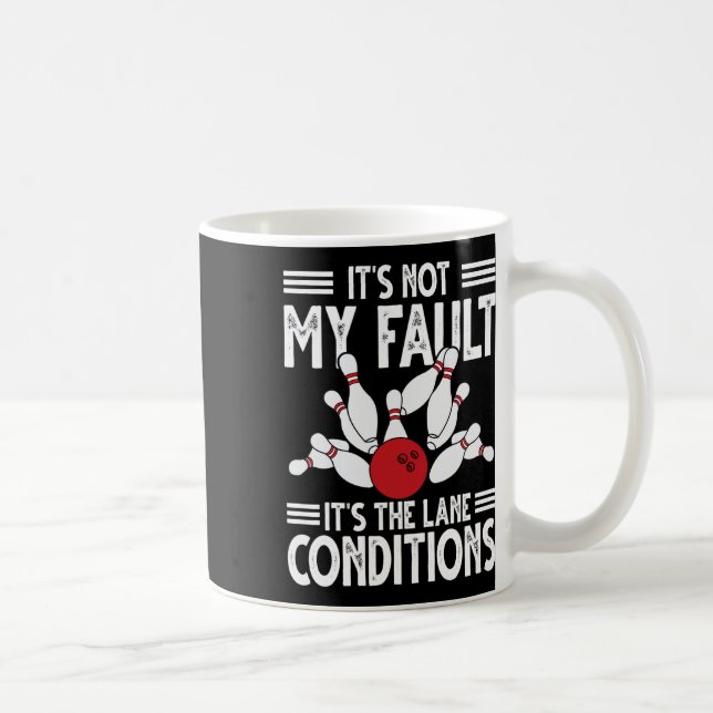 Funny Bowling For Men Women Bowler Bowling  Coffee Mug (Right)