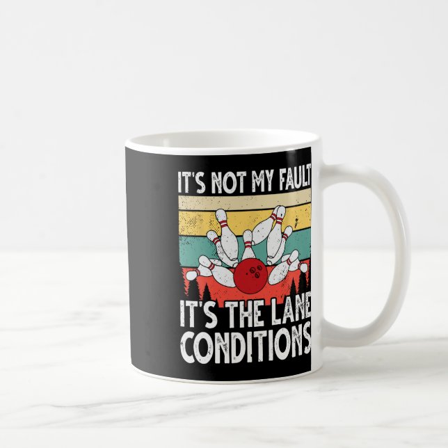 Funny Bowling For Men Women Bowler Team Bowling La Coffee Mug (Right)
