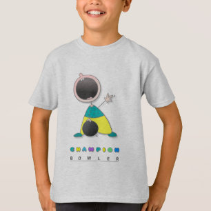 Funny Bowling   Funny Kid Bowling T-Shirt