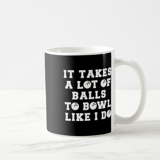 Funny Bowling Gift For Men Boyfriend Or Husnd  Coffee Mug (Right)