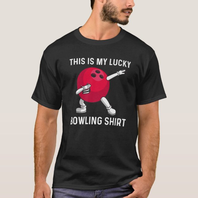 Funny Bowling Gift For Men Women Bowler Game Lane T-Shirt (Front)
