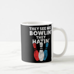 Funny Bowling Gift For Men Women Or Dad Coffee Mug