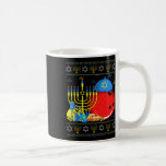 Funny Bowling Ll Menorah And Dreidel Ugly Hanukkah Coffee Mug<br><div class="desc">Funny Bowling Ll Menorah And Dreidel Ugly Hanukkah Sweater</div>