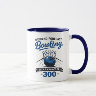 Funny Bowling Lover Ball And Pins Saying Mug