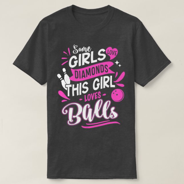 Funny Bowling Lover Not Anything But T T-Shirt (Design Front)