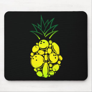 Funny Bowling Pineapple  Mouse Mat