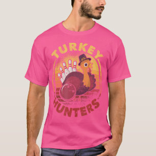 Funny Bowling Player Bowler Team Thanksgiving Turk T-Shirt