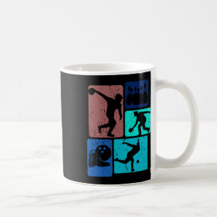 Funny Bowling Player Bowler Vintage Bowl Game Enth Coffee Mug