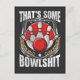 Funny Bowling Player Quote Strike Bowler Postcard