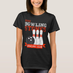 Funny Bowling Stones - Bowl Srts Team  T-Shirt