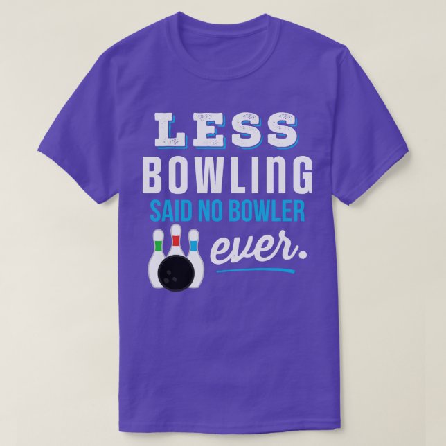 Funny Bowling  T-Shirt (Design Front)