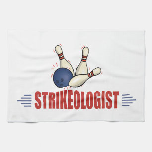 Funny Bowling Tea Towel