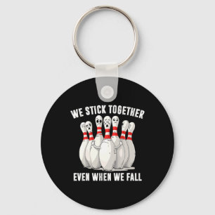 Funny Bowling Team Bowling Lover Bowler Squad Humo Key Ring