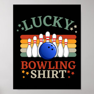 Funny Bowling This Is My Bowling Strike Team Poster