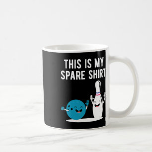 Funny Bowling This Is My Spare Shirt Bowler Bowl S Coffee Mug