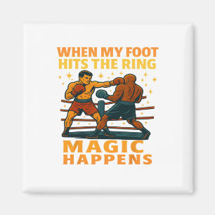 Funny Boxer Boxing Fighter Sarcastic Humour Gifts Magnet