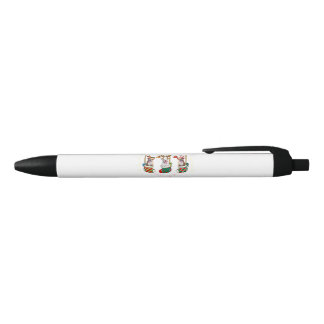 Funny Boxer Christmas Lights Xmas Socks Dog Lover Black Ink Pen