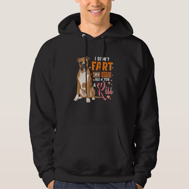 Funny Boxer Dog  Men Women Boxer Mum Boxer Dad Hoodie (Front)